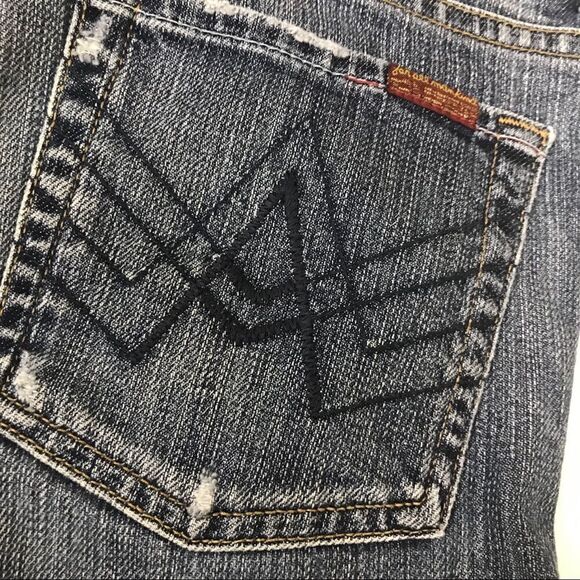 👠7 for all mankind jeans “ A pocket” size 27 - Picture 6 of 9
